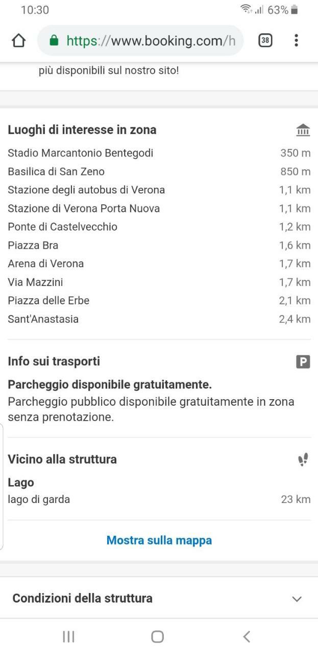 San Valentino Verona Hotel Esterno foto